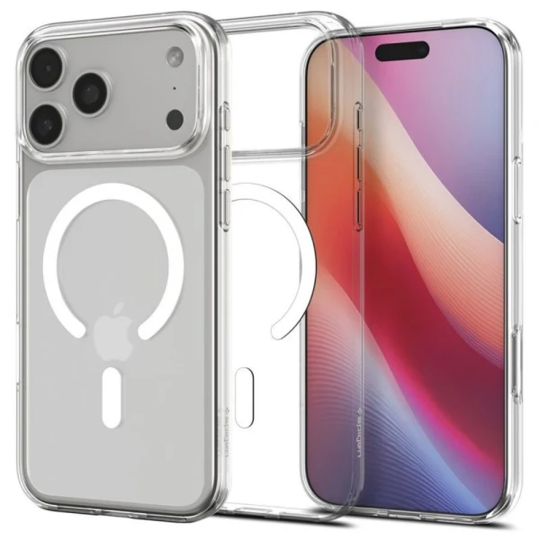 Оригинален кейс Spigen Liquid Crystal MagSafe, За iPhone 17 Pro (6.3), Прозрачен