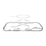 Миниатюра: Оригинален кейс Spigen Liquid Crystal MagSafe, За iPhone 17 (6.3), Прозрачен