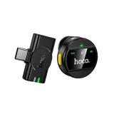 Миниатюра: Безжичен микрофон Hoco L21 USB-C, с приемник, черен