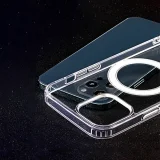 Миниатюра: Кейс MBX Anti Shock 1,5 mm Mag case с  цяла дупка, За Samsung Galaxy S25 FE / S26 FE, Прозрачен