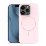 Миниатюра: Кейс Silicone Thin Mag за iPhone 16 Pro (6.3), светлорозов