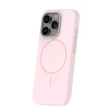 Миниатюра: Кейс Silicone Thin Mag за iPhone 16 Pro (6.3), светлорозов
