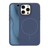 Миниатюра: Кейс Silicone Thin Mag за iPhone 16 Pro (6.3), тъмносин