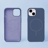 Миниатюра: Кейс Silicone Thin Mag за iPhone 16 Pro (6.3), тъмносин