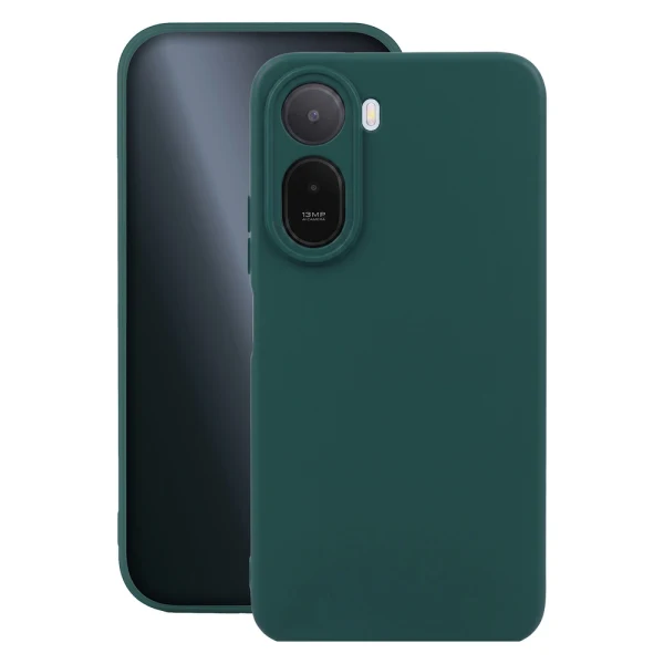 Силиконов кейс iPaky матиран, За Xiaomi Redmi A7 Pro, Тъмнозелен