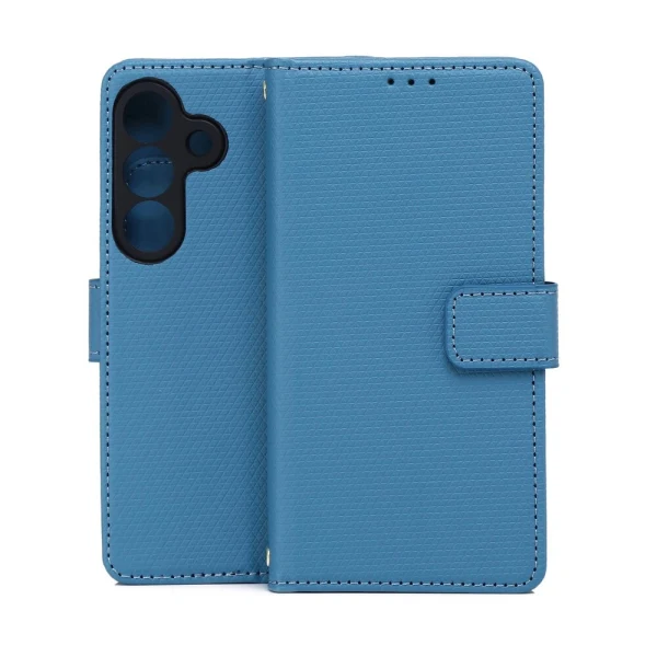 Калъф тефтер Smart Triangle, За Samsung Galaxy S26, Син