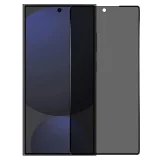 Миниатюра: Стъклен протектор MBX 5D Full Privacy с цяло лепило, За Samsung Galaxy S25, Черен