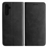 Миниатюра: Калъф тефтер флип bSmart Magnetic Book страничен, За Samsung Galaxy S25, Черен