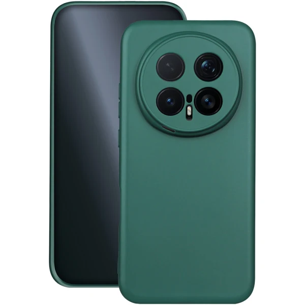 Силиконов кейс iPaky матиран, За Honor Magic8 Pro, Тъмнозелен