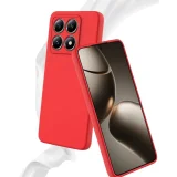Миниатюра: Силиконов кейс bSmart Silicone Soft Cover, За Xiaomi 14T Pro, Червен