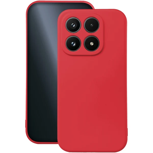 Силиконов кейс bSmart Silicone Soft Cover, За Xiaomi 17, Червен