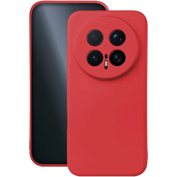 Силиконов кейс bSmart Silicone Soft Cover, За Honor Magic8 Pro, Червен
