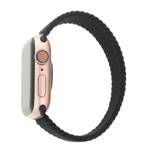 Каишка bSmart Elastic band M за часовник Apple iWatch 42/44/45/46/49mm дължина 155mm, Черна