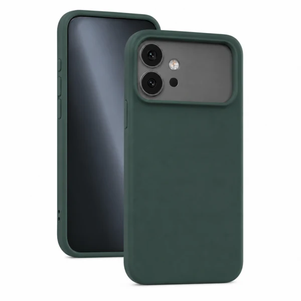Силиконов кейс iPaky матиран, За Honor 600, Тъмнозелен