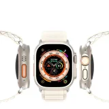 Миниатюра: Каишка DUX DUCIS GS band за часовник Apple iWatch 42/44/45/46/49mm, Бежова