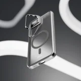Миниатюра: Кейс Etteri Morning Fog с Magsafe и стойка, За Samsung Galaxy S26, Черен