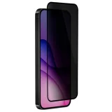 Миниатюра: Стъклен протектор OG Premium Privacy с цяло лепило, За iPhone 16 Pro (6.3), Черен