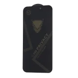 Миниатюра: Стъклен протектор OG Premium Privacy с цяло лепило, За iPhone 16 Pro (6.3), Черен