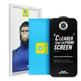 Миниатюра: Стъклен протектор Blueo 5D Full Premium Anti-Reflex с цяло лепило, За iPhone 16 Pro (6.3), Черен