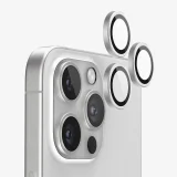 Миниатюра: Протектор задна камера метални рингове MBX за iPhone 16 Pro, 16 Pro Max, Сребрист