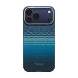 Миниатюра: Оригинален кейс Pitaka Ultra-Slim Moonrise, За iPhone 17 Pro (6.3), Син