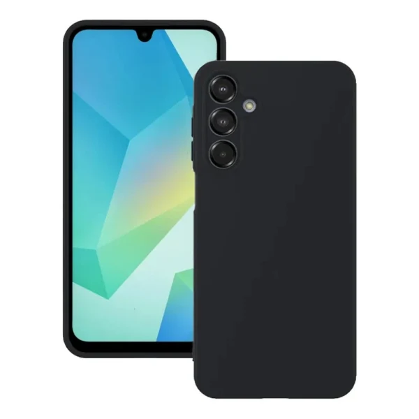 Силиконов кейс iPaky Solid матиран, За Samsung Galaxy S24 FE, Черен