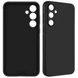 Миниатюра: Силиконов кейс iPaky Solid матиран, За Samsung Galaxy S24 FE, Черен
