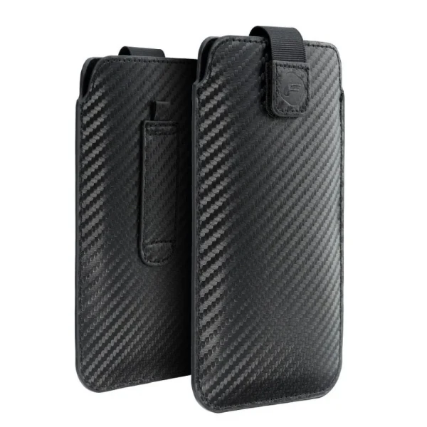 Калъф универсален джоб bSmart Pocket Carbon размер XL, до 6.7", Черен