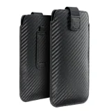 Миниатюра: Калъф универсален джоб bSmart Pocket Carbon размер XL, до 6.7", Черен