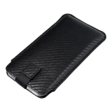 Миниатюра: Калъф универсален джоб bSmart Pocket Carbon размер XL, до 6.7", Черен