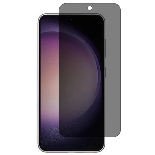 Стъклен протектор MBX 5D Full Privacy с цяло лепило, За Samsung Galaxy A06, Черен