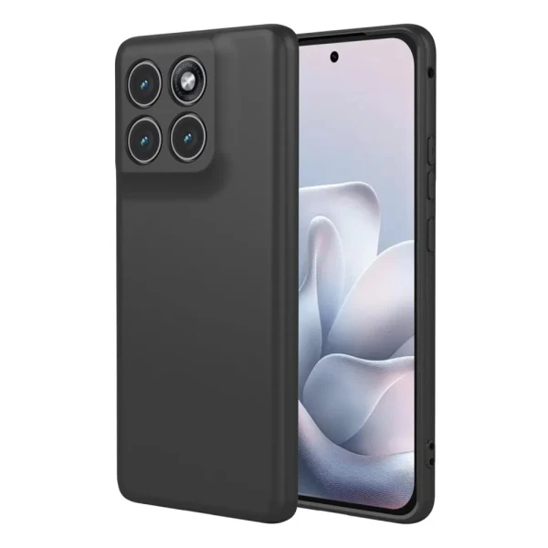 Силиконов кейс iPaky матиран, За Motorola Edge 70 Fusion, Черен