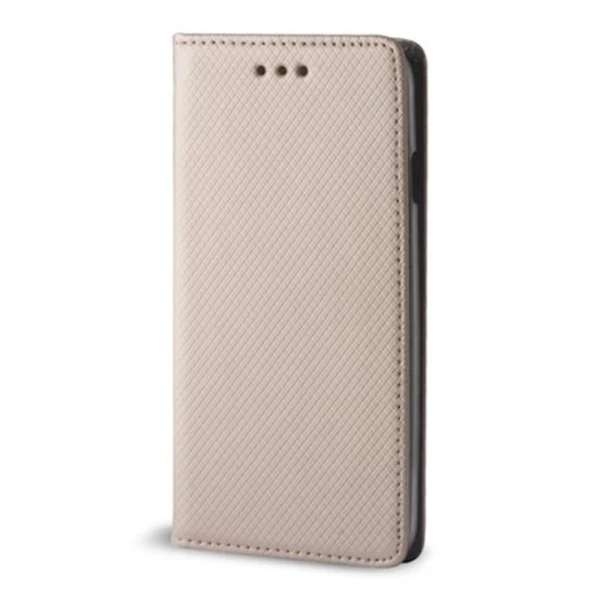 Калъф тефтер флип bSmart Magnet Book страничен, За Xiaomi Redmi 14C, Златист