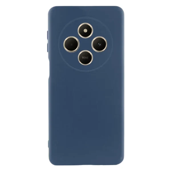 Силиконов кейс iPaky матиран, За Xiaomi Redmi 14C, Тъмносин