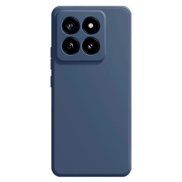 Силиконов кейс iPaky матиран, За Xiaomi 14T, Тъмносин