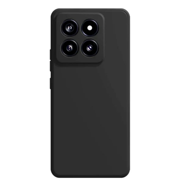 Силиконов кейс iPaky матиран, За Xiaomi 14T, Черен