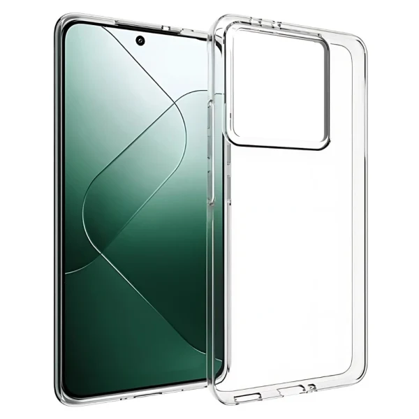 Силиконов кейс MBX, За Xiaomi 14T, Прозрачен