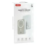 Миниатюра: Външна батерия Power Bank 10000 mAh XO PR231 20W 3А, магнитна с MagSafe, Бяла