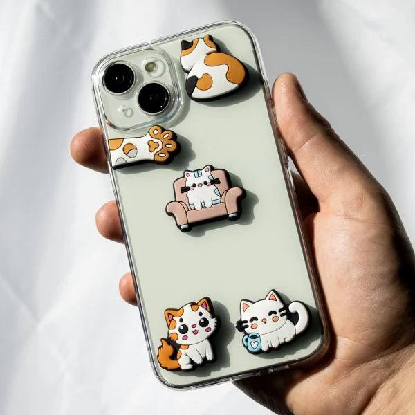 3D стикери Котка, комплект от 5 броя