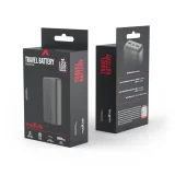 Миниатюра: Външна батерия Power Bank 30000 mAh Maxlife MXPB-02, Черна