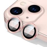 Миниатюра: Протектор задна камера метални рингове MBX за iPhone 15, 15 Plus, Розов