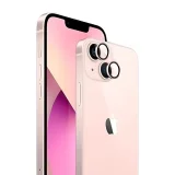 Миниатюра: Протектор задна камера метални рингове MBX за iPhone 15, 15 Plus, Розов