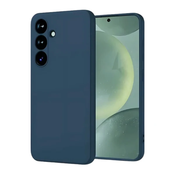 Силиконов кейс bSmart Silicone Soft Cover, За Samsung Galaxy S24 FE, Тъмносин