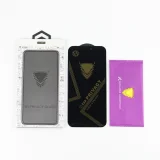 Миниатюра: Стъклен протектор OG Premium Privacy с цяло лепило, За iPhone 15 (6.1), Черен