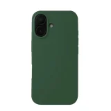 Миниатюра: Силиконов кейс iPaky матиран, За iPhone 16 Plus (6.7), Тъмнозелен