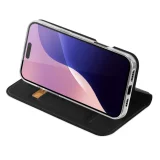 Миниатюра: Кожен калъф тефтер Dux Ducis SKIN PRO, За iPhone 16 Pro Max (6.9), Черен