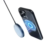 Миниатюра: Силиконов твърд кейс Dux Ducis AIMO с Magsafe, За iPhone 16 Pro Max (6.9), Черен