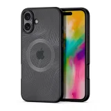 Миниатюра: Силиконов твърд кейс Dux Ducis AIMO Magsafe, За iPhone 16 (6.1), Черен