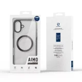 Миниатюра: Силиконов твърд кейс Dux Ducis AIMO Magsafe, За iPhone 16 (6.1), Черен