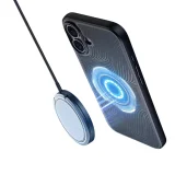 Миниатюра: Силиконов твърд кейс Dux Ducis AIMO Magsafe, За iPhone 16 (6.1), Черен